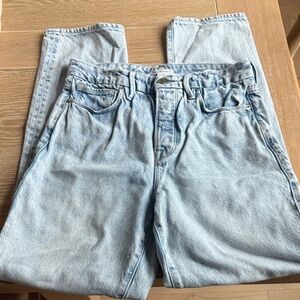 Good American Light Blue Boyfriend Jeans